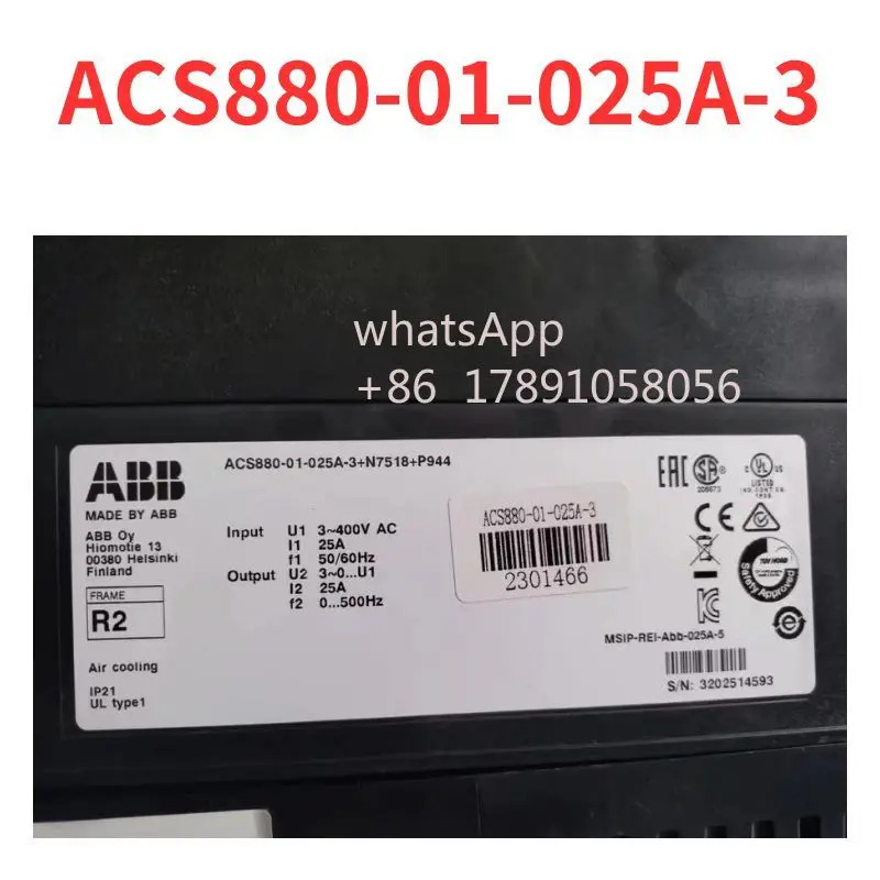 ACS880-01-025A-3 주파수 변환기 리퍼 완료