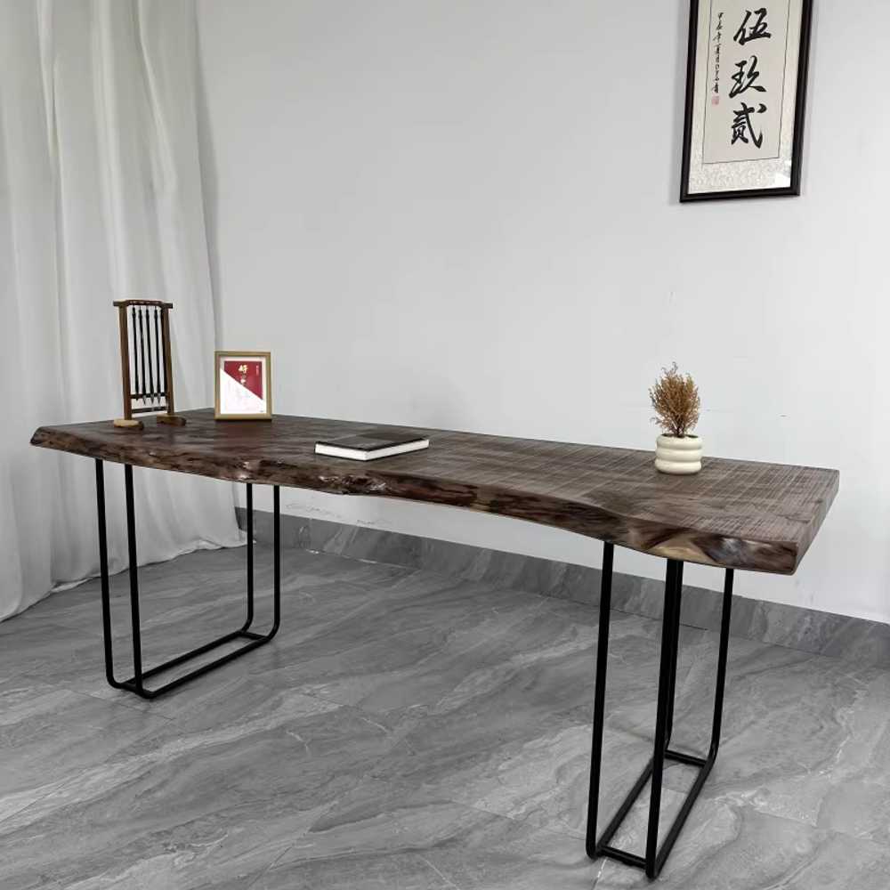 통원목 테이블 고재 엔틱 빈티지 대형 긴 맞춤제작 120x60x75cm/판두께 4.7cm - 상세 이미지 5