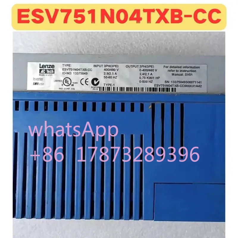 리퍼 주파수 변환기 ESV751N04TXB-CC ESV751N04TXB CC 정상 기능 완료 OK