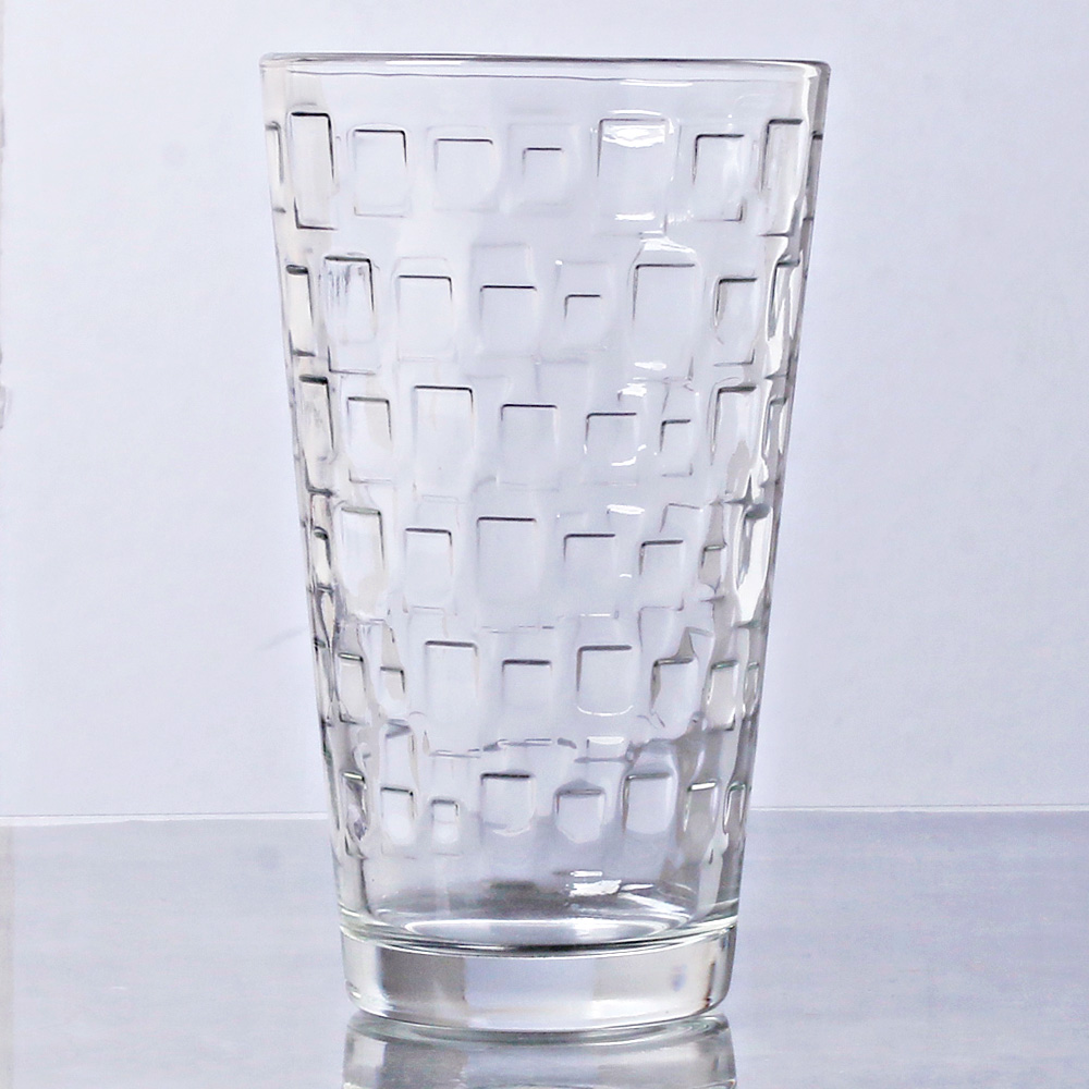 카페 유리컵 맥주잔 아이스 커피잔 아메리카노컵 480ml, 1개, 블럭 - 상세 이미지 4