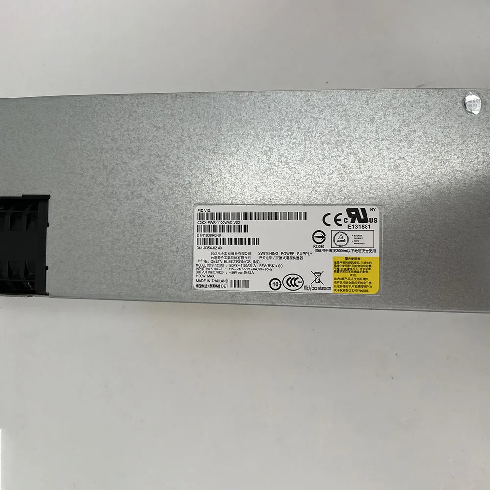 CISCO 3750XPOE 3560X 1100W 전원공급장치 C3KX-PWR-1100WAC용
