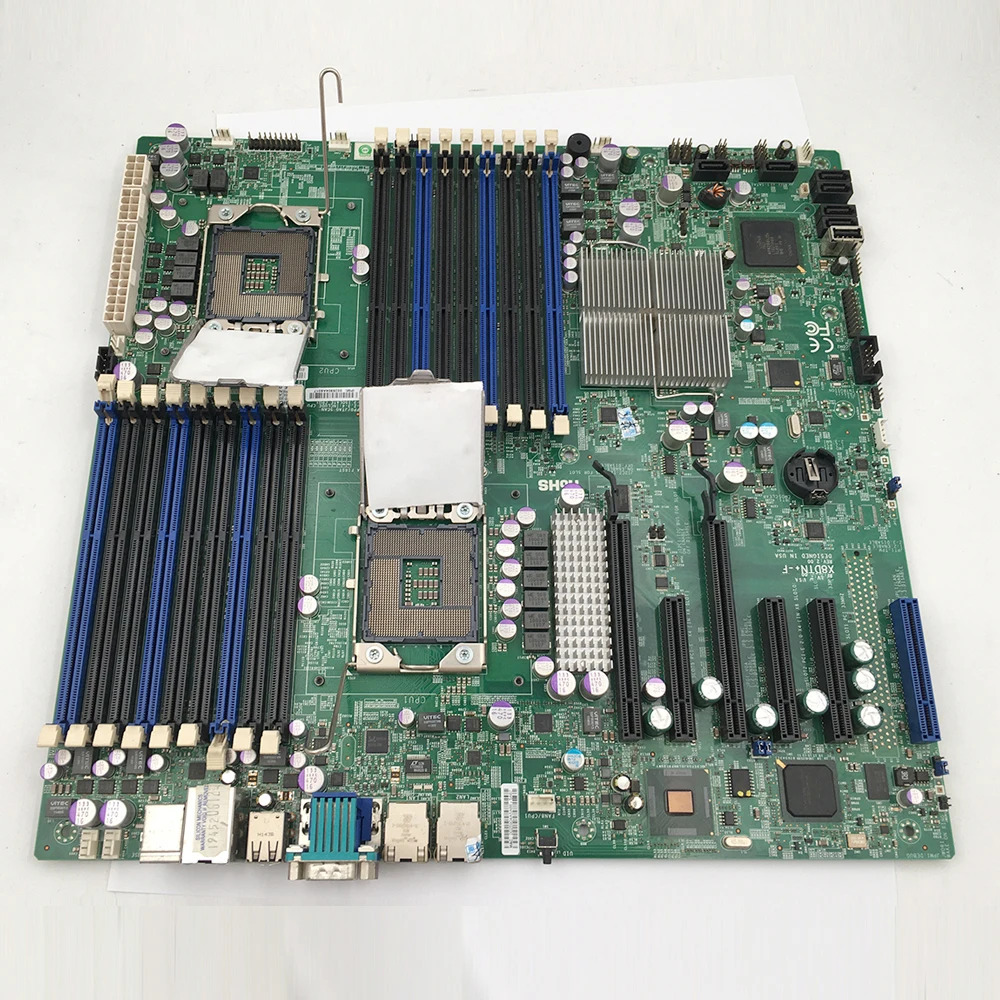 Supermicr 서버 마더보드 LGA 1366 X58 intel호환 Xeon 프로세서 5600/5500 시리즈 X8DTN-F 지원