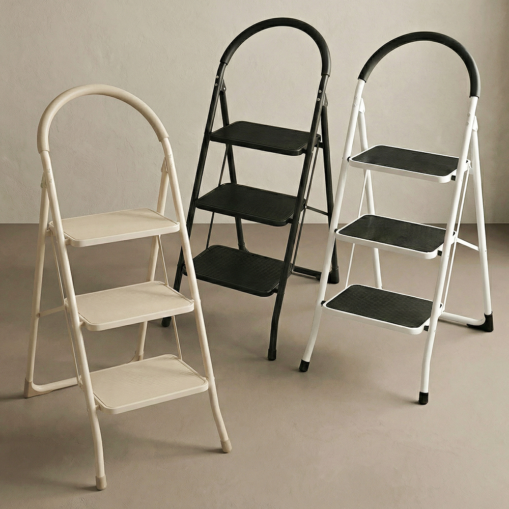 로티홈시스 접이식 사다리 가정용 A형 3단 이동식 작업 발판 계단 광폭 SL3 제품 이미지