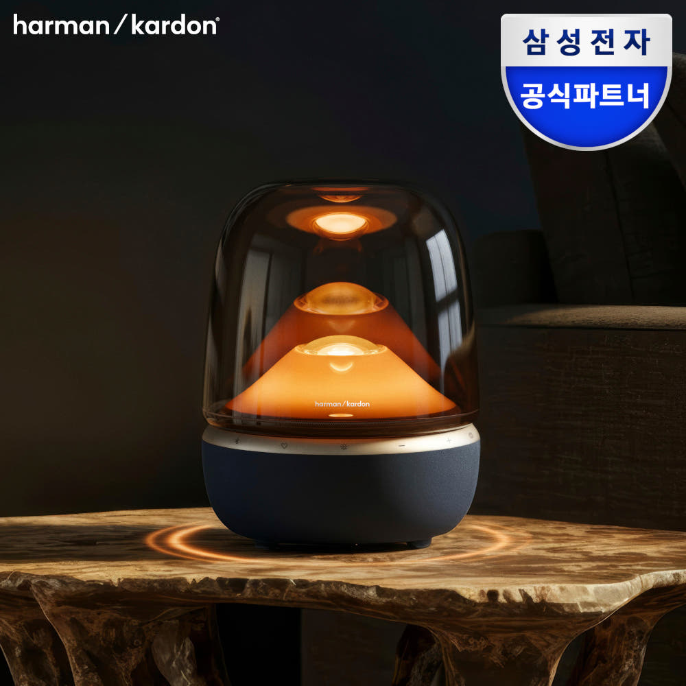 삼성공식파트너 씨앤에이치 삼성전자 하만카돈 오라스튜디오5 블루투스스피커 시그니처 프리미엄 조명 블랙 와이파이버전