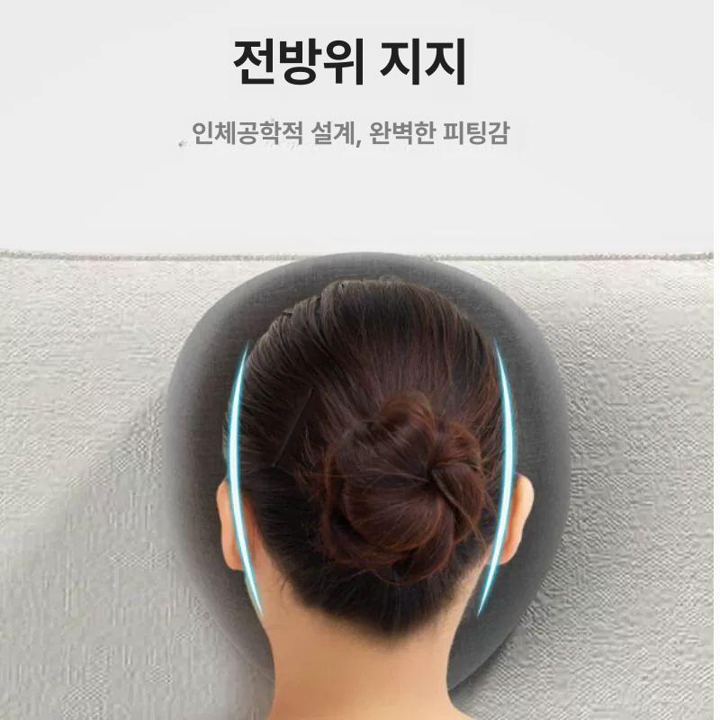 마사지샵 얼굴 베개 피부샵 베게 메모리폼 경락 특수 도넛 레벨 젠틀맨 그레이 6-12cm - 상세 이미지 4