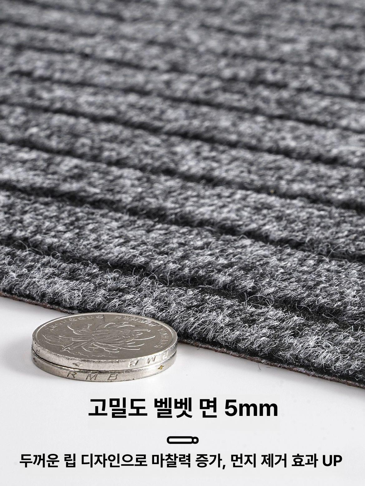롤매트 미끄럼방지 5m 상가 바닥 로비 현관 출입구 복도 대형 건물 - 상세 이미지 4