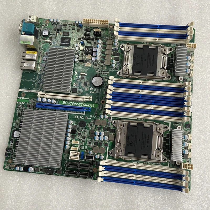 ASRock호환 LGA2011 지원 Xeon 5-1600/2600/4600 V2양방향 서버 마더보드 EP2C602-2TS6/D16