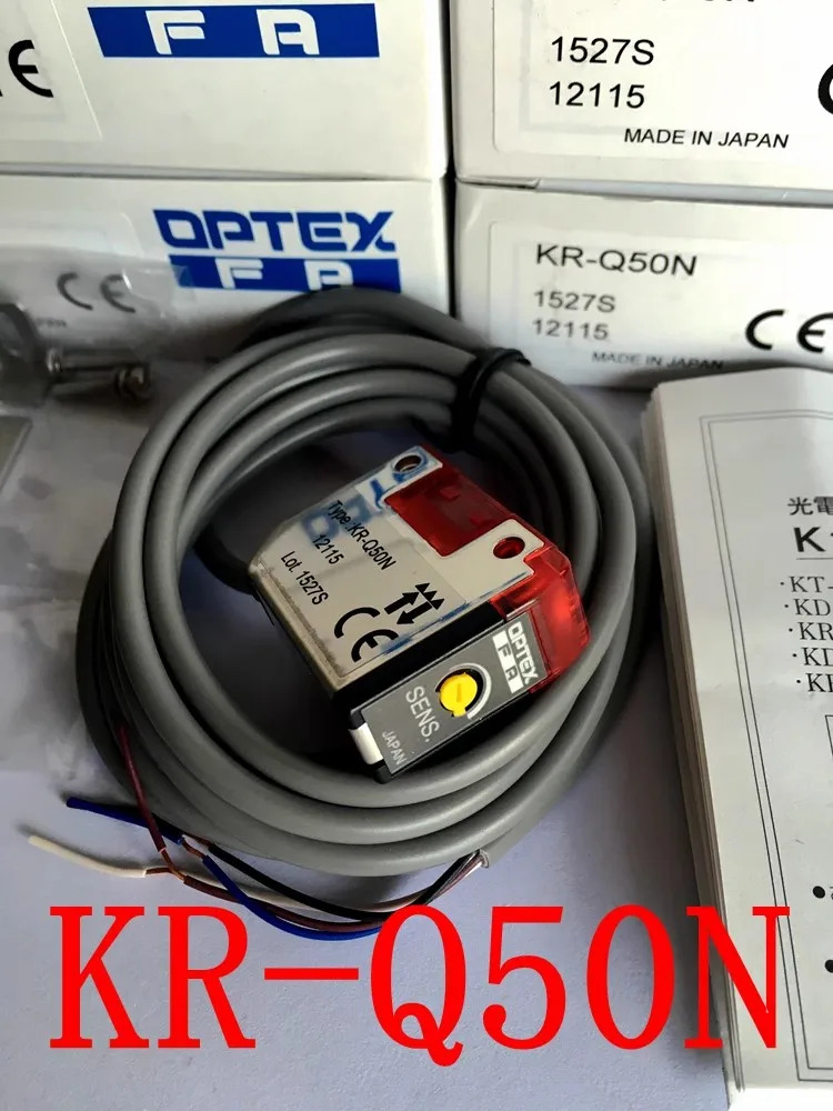 KR-Q50N 투명체 감지 센서 SUS 보호기 소형 LED 원본