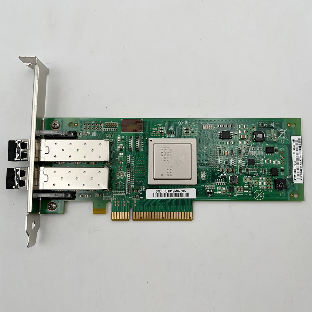 QLOGIC QLE2562-DEL8Gb HBA 0MFP5T 듀얼 포트 광섬유 카드