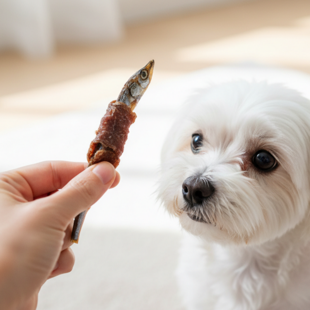 강아지 고양이 수제 간식 열빙어 오리고기 육포 보양식 생선 열빙어 시샤모 알배기 오리안심 - 상세 이미지 4