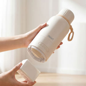 데아트 휴대용 분유포트 소형 배터리분리형 100도 가열 무선 500ml 개봉기 | 실사용 후기 - 상품 이미지 2