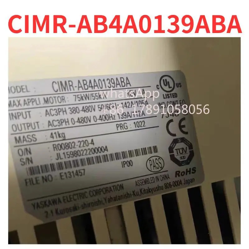 CIMR-AB4A0139ABA 주파수 변환기 리퍼 완료
