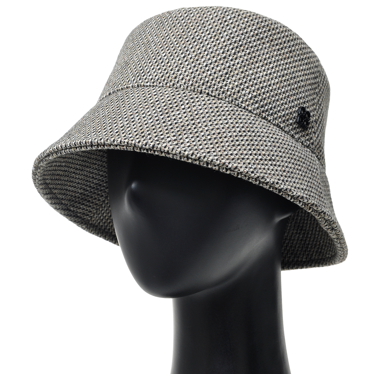 DPU001 내츄럴 트위드 중년여성 벙거지모자 버킷햇 봄 가을 엄마 여행 외출 모자 - 상세 이미지 3