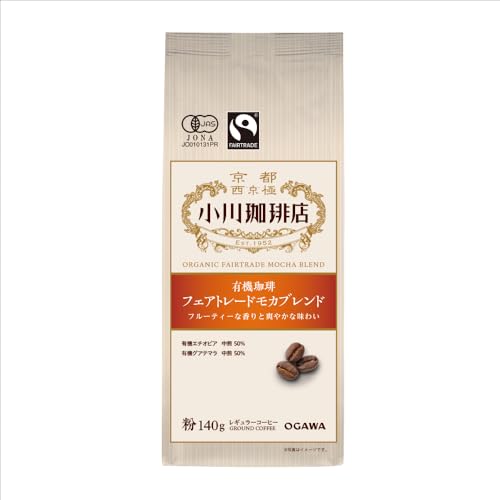 오가와커피 유기농커피 공정무역 모카 블렌드 분말 140g X 3개