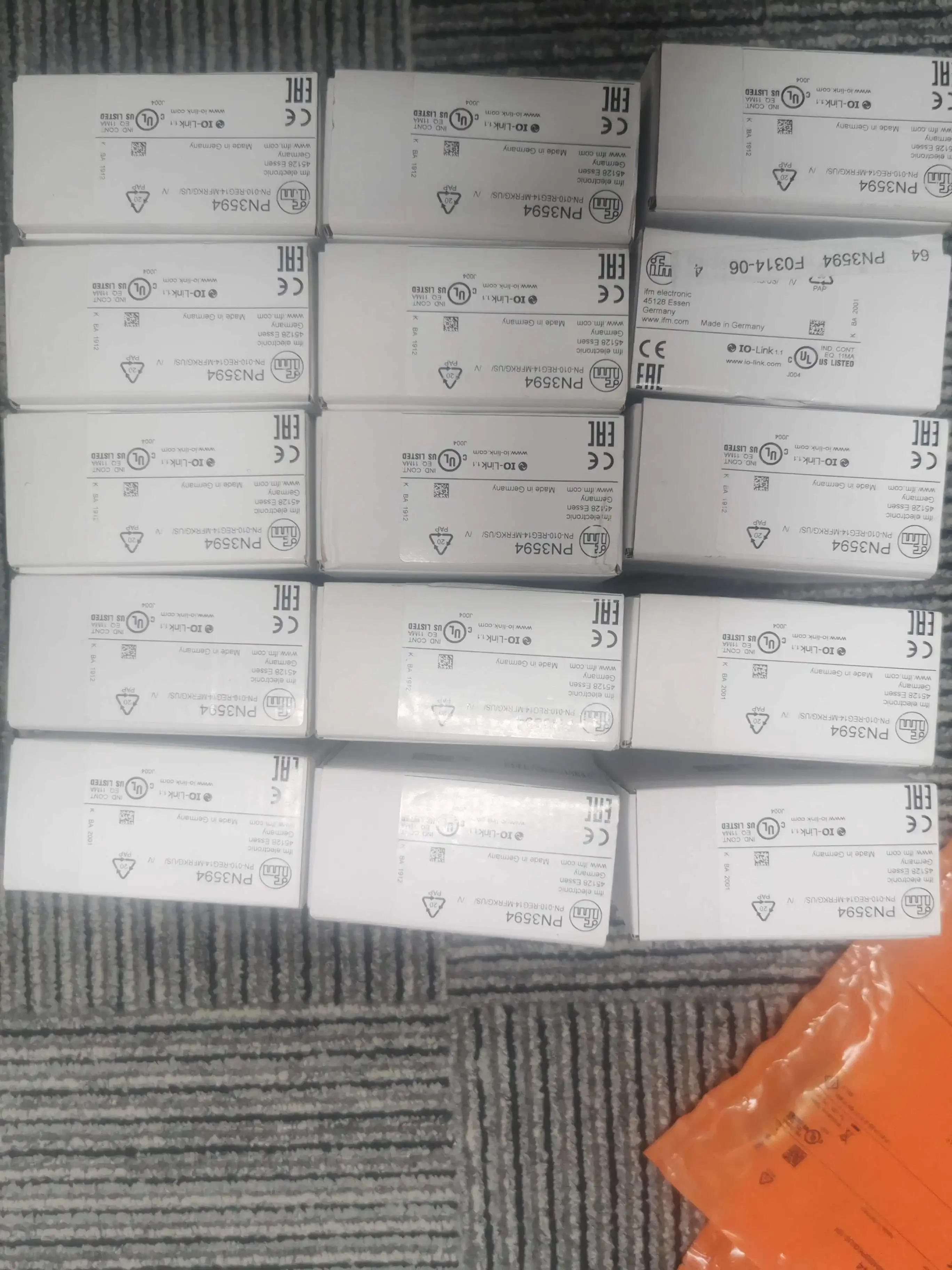 오리지널 IFM 압력센서 PN3594