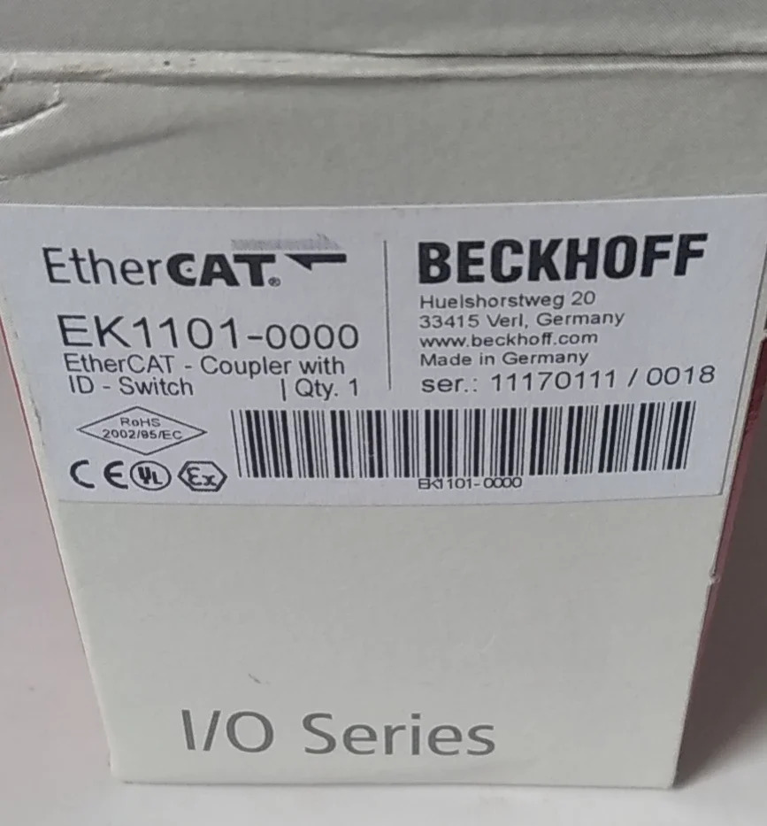 오리지널 Ethercat 커플러 모듈 EK1101
