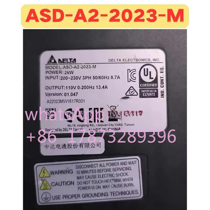 리퍼 서보 드라이브 ASD-A2--M ASD A2 M 정상 기능 완료