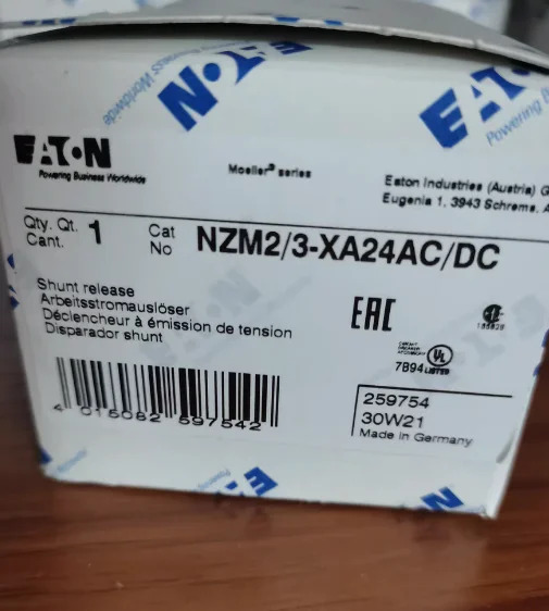 EATON AC 션트 코일 NZM2 3-XA24AC DC 신