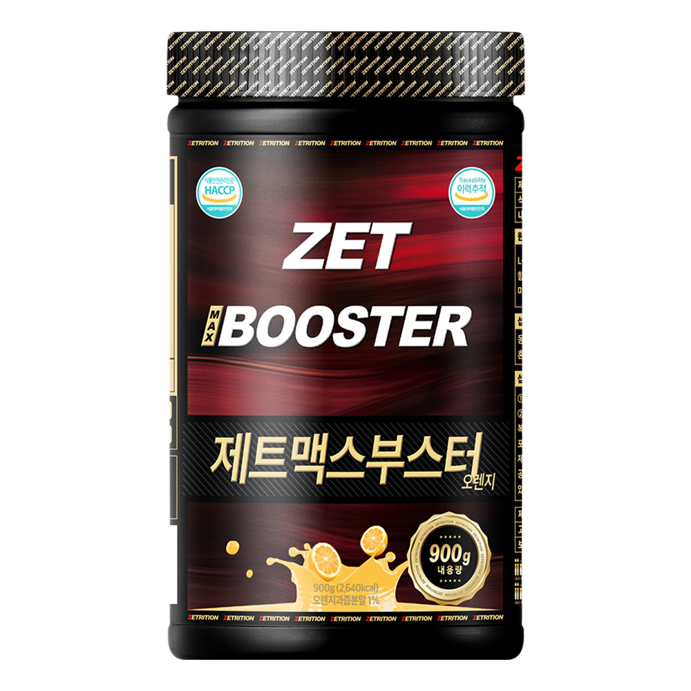 제트리션 제트맥스부스터 900g 오렌지 운동 전 에너지 헬스부스터 제품 이미지