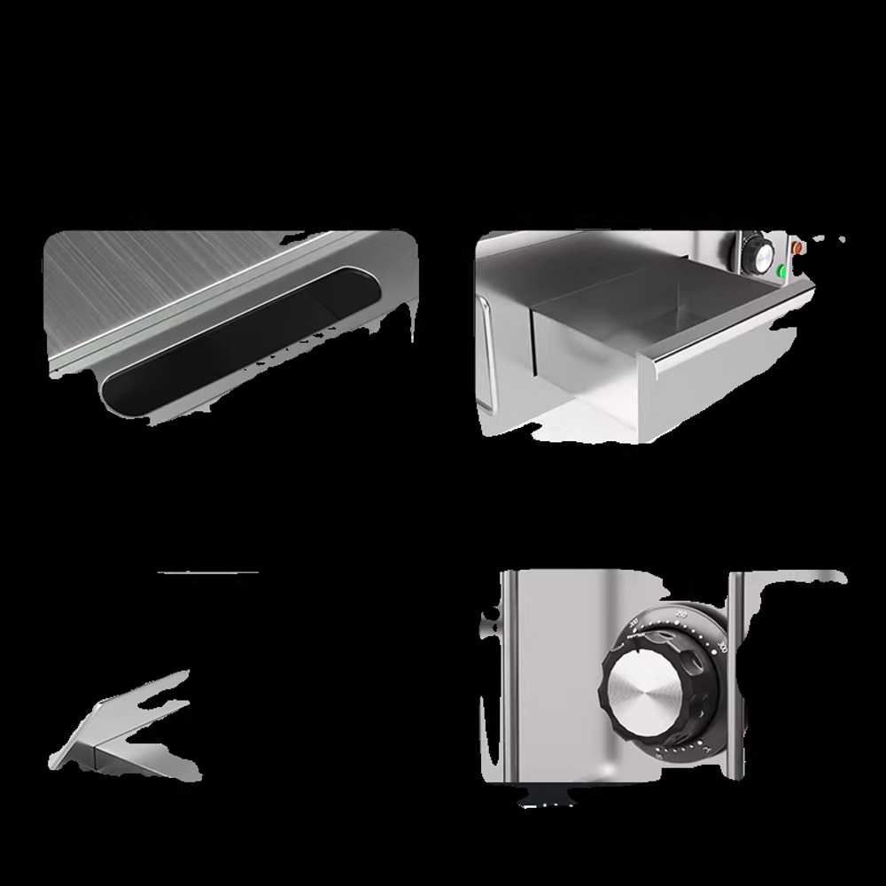 업소용 전기 그리들 철판 구이팬 야끼바 불판 볶음밥 전기3KW/818/55x29cm판두께8mm - 상세 이미지 5