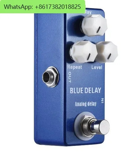 Moskyaudi호환o Blue Delay 딥 블루 기타 딜레이 이펙터
