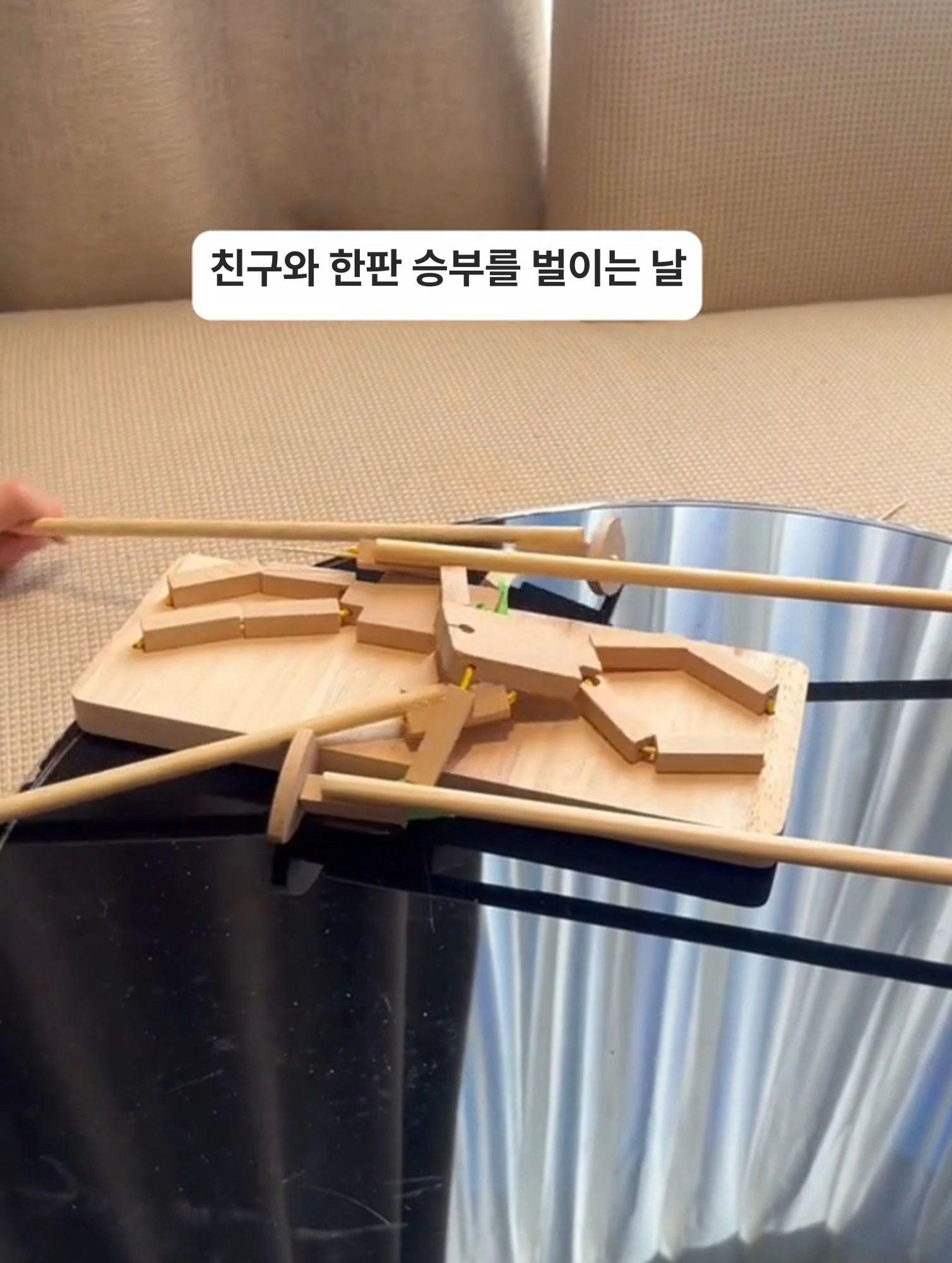 풍선펜싱 오리지널 목각인형 고급 느티나무 재질 배틀 에어 나무 전투 무기 목조인형 줄꿰기 - 상세 이미지 2