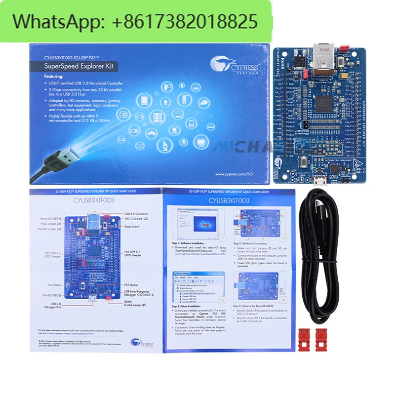 CYUSB3KIT-003 EZ-USB FX3 키트 고속 인터페이스 개발보드 도구