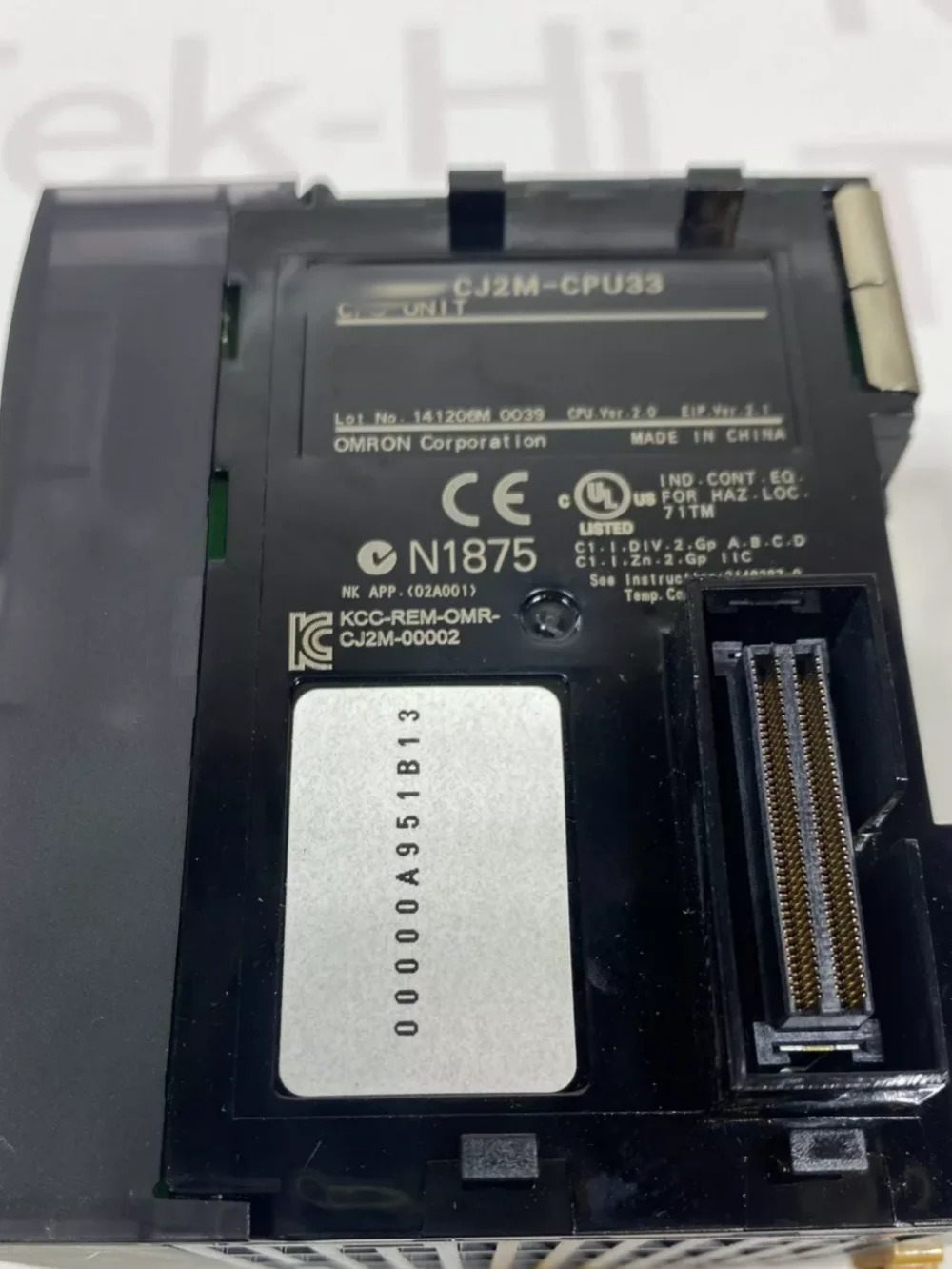 CJ2M-CPU33 모듈