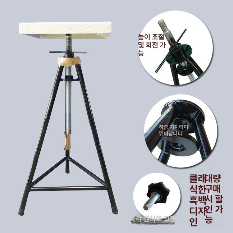 도자기 회전판 턴테이블 스탠드 만들기용 도예 작업대 30 x 30cm - 상세 이미지 3