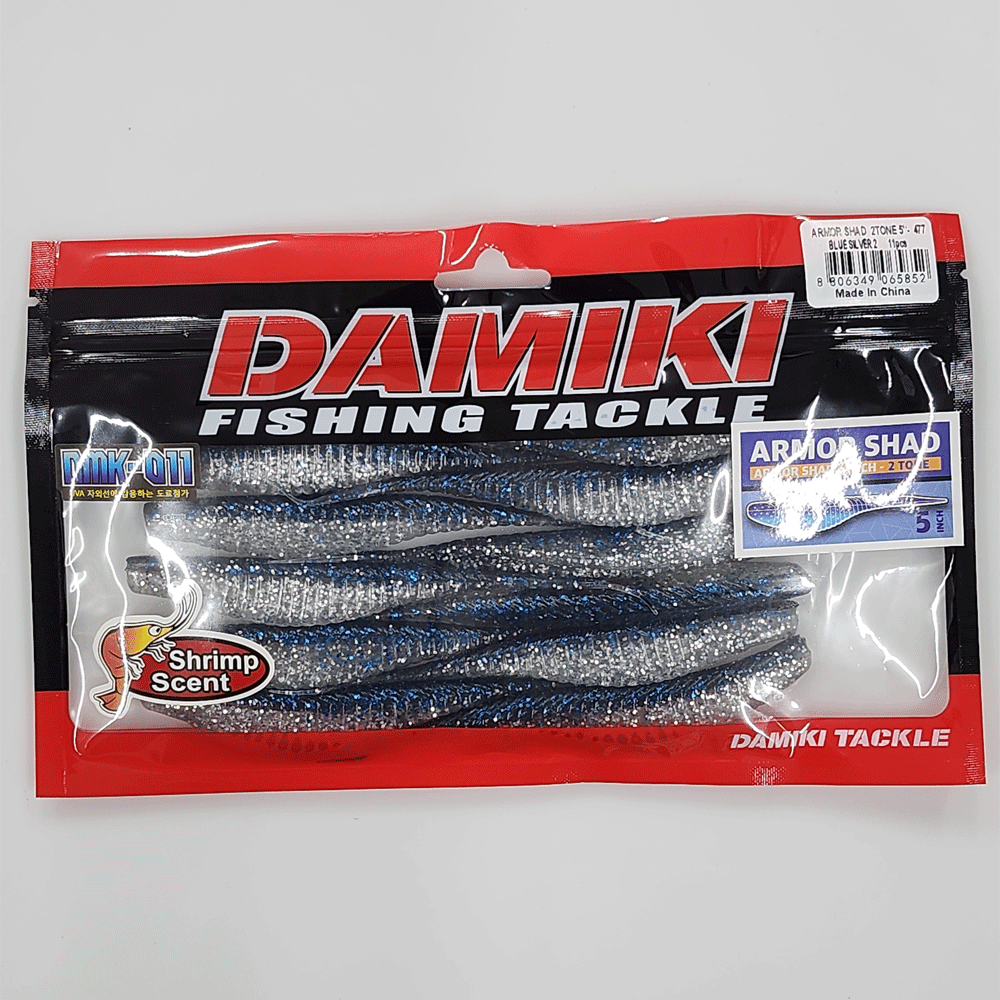 다미끼 광어 광따 다운샷 아머 쉐드 새드 웜 소프트베이트 루어 채비 477, 12.7cm(5인치) - 상품 이미지