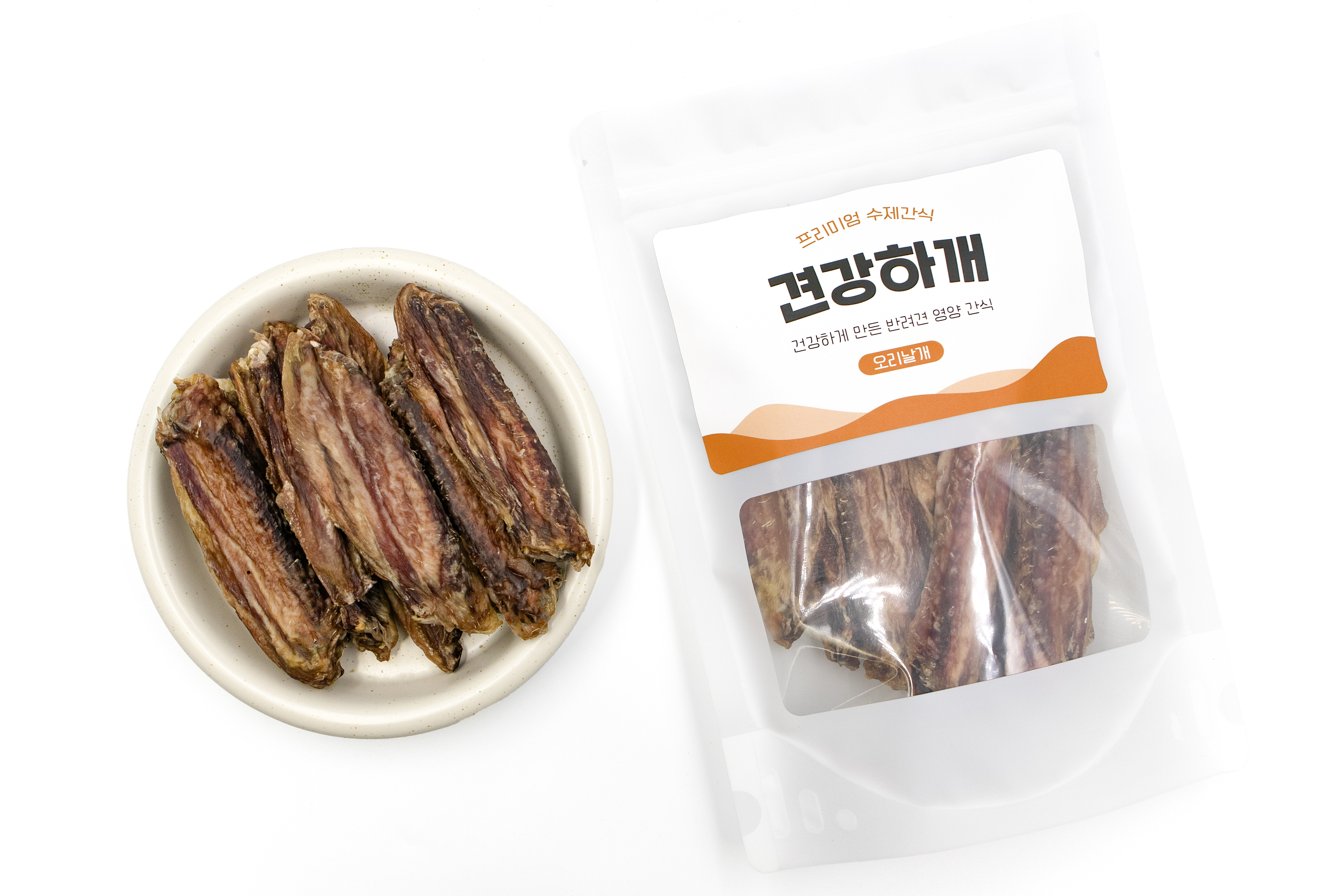 강아지 수제간식 국내산 오리날개 10개 - 상품 이미지