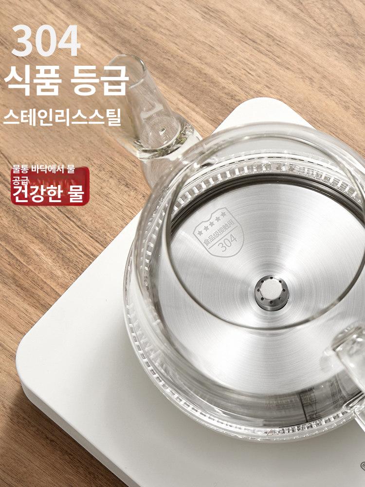 자동 급수 전기주전자 티팟 유리 주전자 조절 탁자형 온도 자동급수 급수기 - 상세 이미지 4
