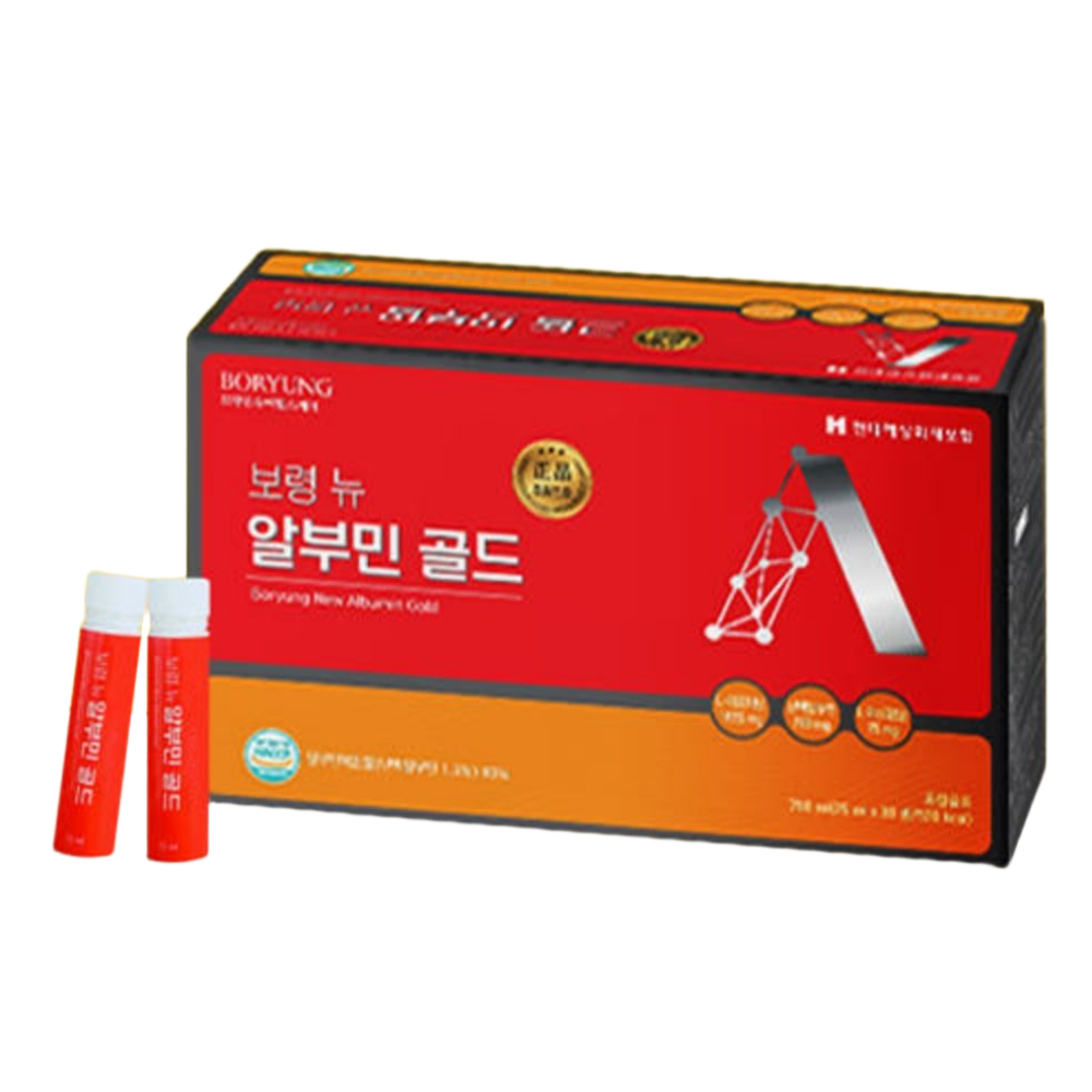 보령 뉴 알부민 골드 마시는 난백 실크 플러스 복합물 부스터 30병 30개입, 1개 - 상품 이미지