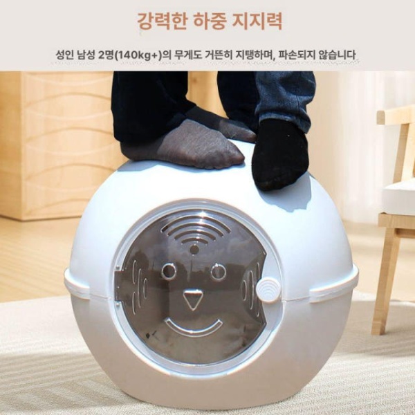 프리미엄 자동 펫드라이룸 고양이 강아지 목욕 건조기 소형 가정용 드라이어 강아지드라이 드라이기 펫드라이기 애견드라이기 반려동물드라이기 고양이드라이기 펫드라이어 라운드 기본 - 상세 이미지 5