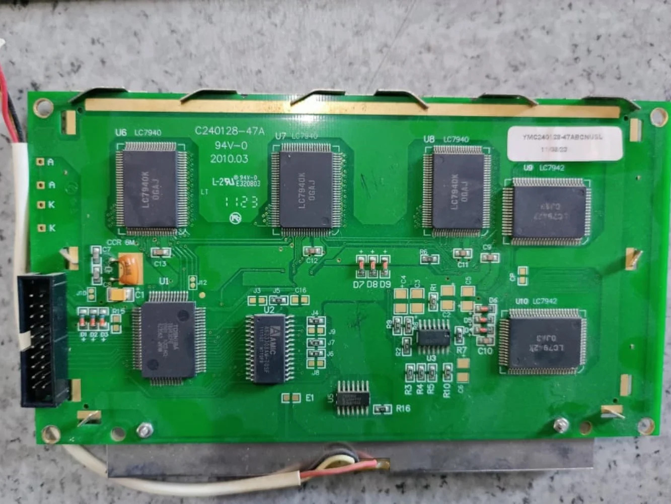 C240128-47A 호환 LCD 94v-0 교체
