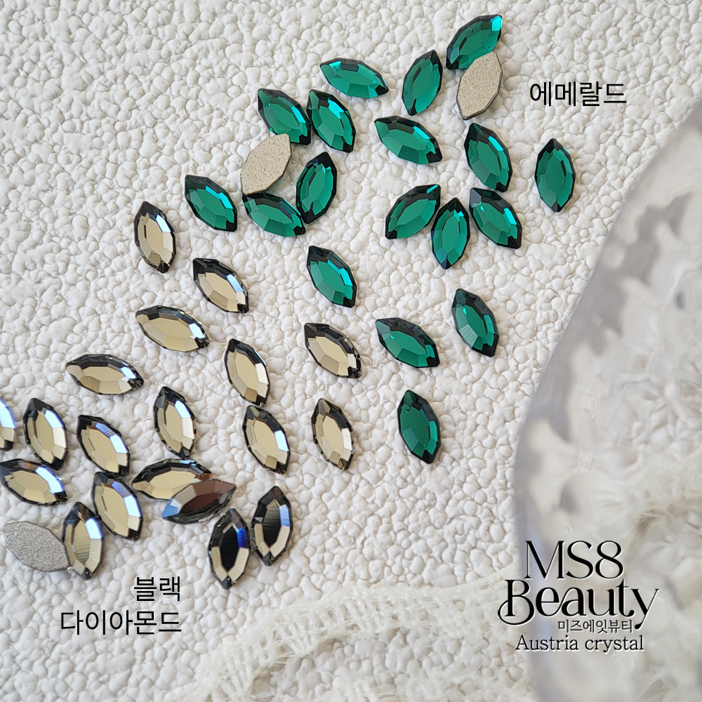 스와로브스키 스톤 2200 나베트 4mm 20개 크리스탈 스와 - 상세 이미지 4