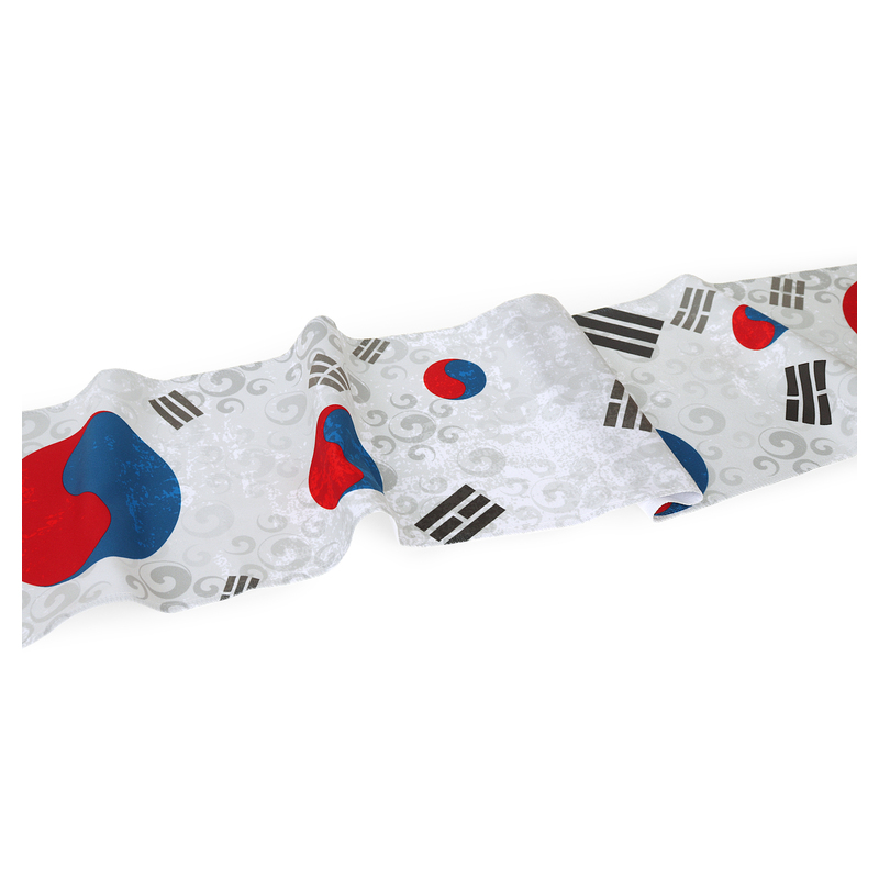 알록 극세사 스포츠 타월 20 x 110cm 47g, 태극기 I, 1장 이미지 6