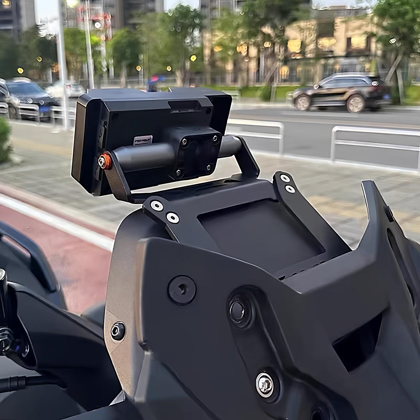 XMAX 300 호환 오토바이 휴대폰 거치대 GPS 브래킷 마운트 22mm (2023년형) - 상세 이미지 2