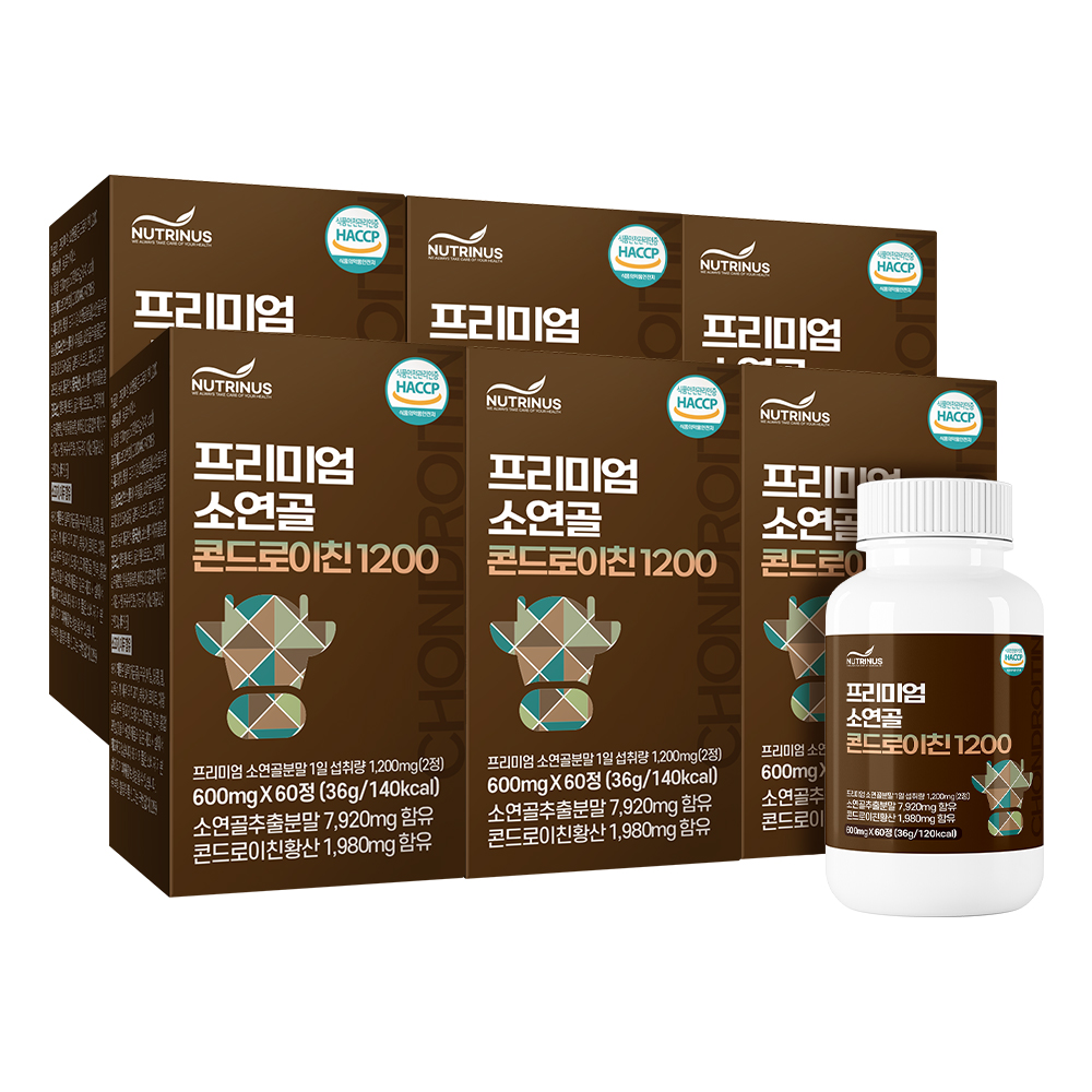 소유래 4s 콘드로이친 1200mg 소연골 콘드레이친 무코다당백 프로테오글리칸 우슬 - 상세 이미지 2