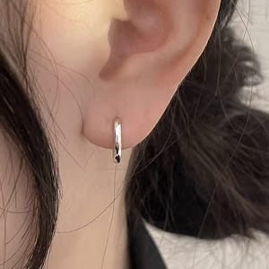 S925 순은 원터치 링귀걸이 5mm 7mm 9mm 아르제아 솔직 후기 | 실사용자 리뷰 분석 - 상품 이미지 1