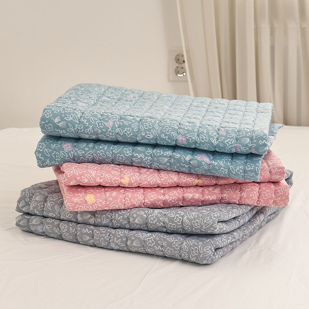 나라데코 부드러운 세미마이크로 먼지없는 사계절 침대패드 SS