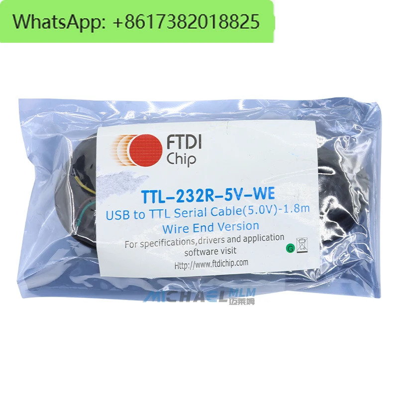 TTL-232R-5V-WE UART 신호5V 75mA 전원 출력 FT232RQ