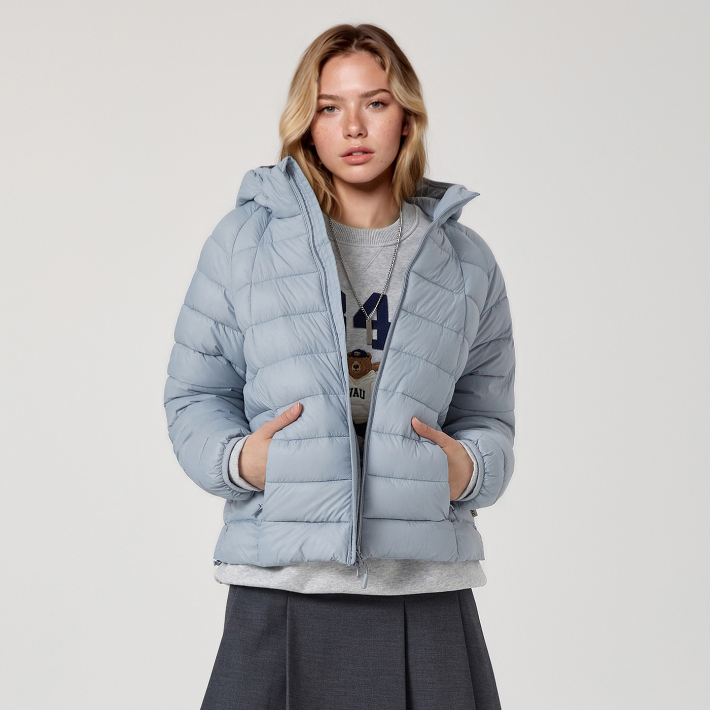 [후아유] 라이트 후디드 자켓(여성) / WHJPG1191F 상세 이미지 2