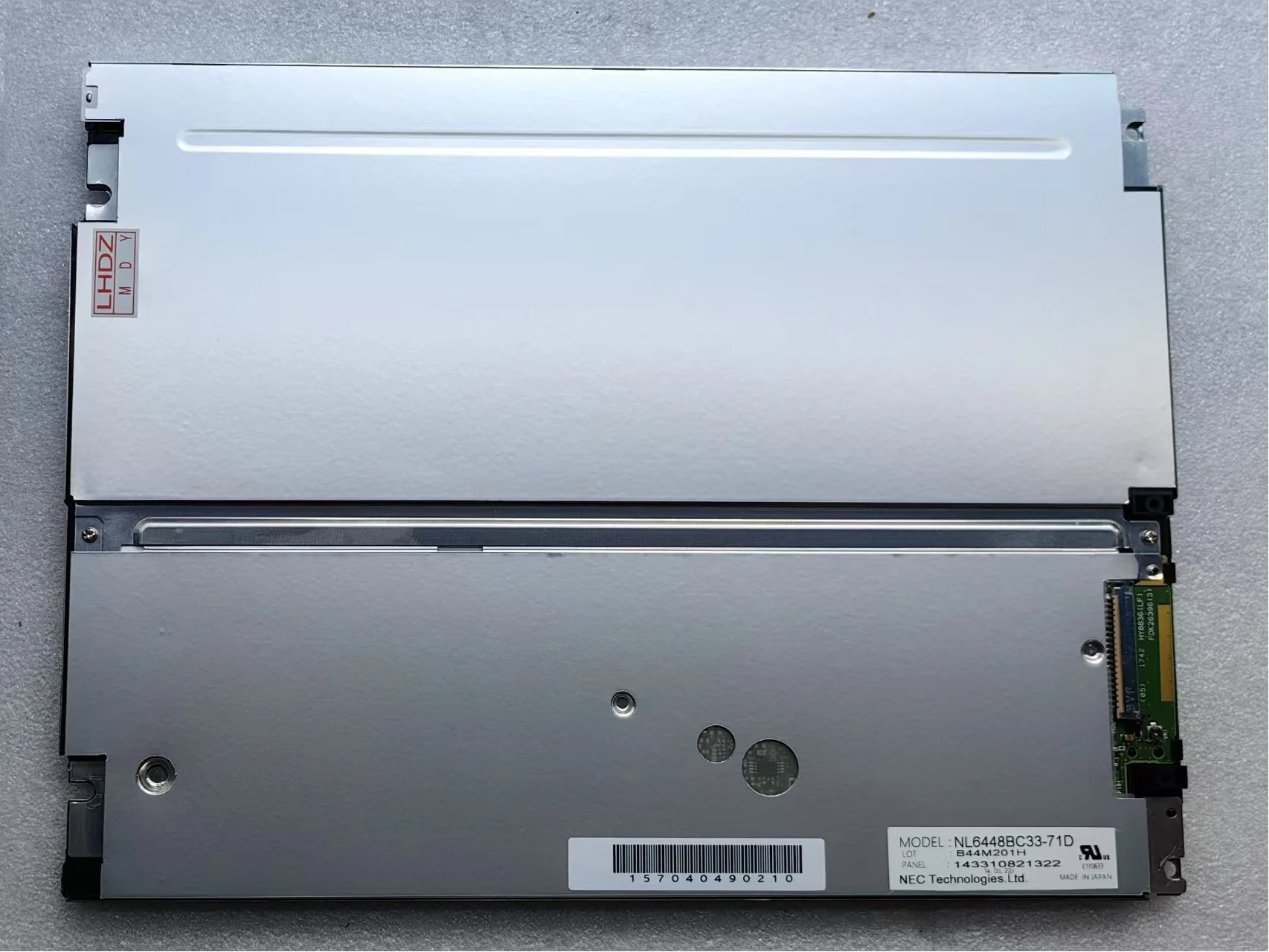 NL6448BC33-71D LCD 화면 10.4 인치