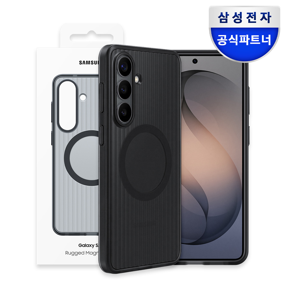 삼성 맥세이프 러기드 마그넷 케이스 블랙, 갤럭시S26 플러스 - 상품 이미지