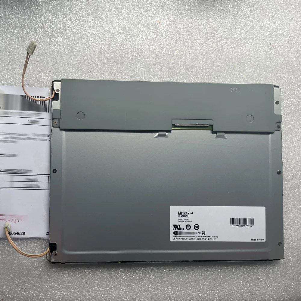 LB104V03TD01 10.4인치 Zhenxiong AI11 사출성형기 산업LCD 화면