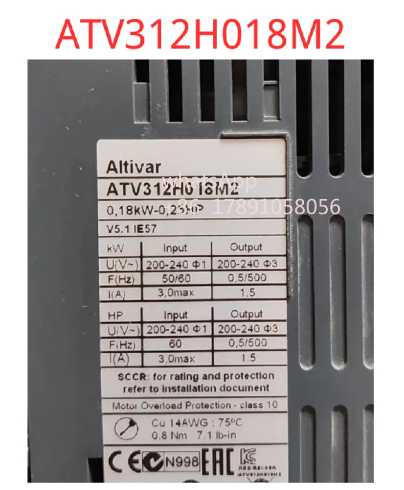 리퍼 ATV312H018M2 AC 속도 드라이브 상태