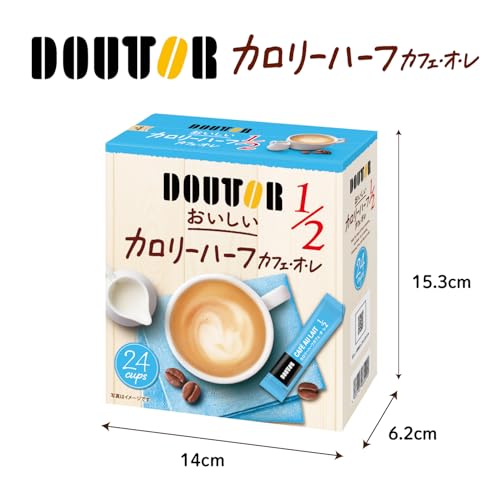 도토루커피 맛있는 칼로리 하프 카페오레 168g 24P