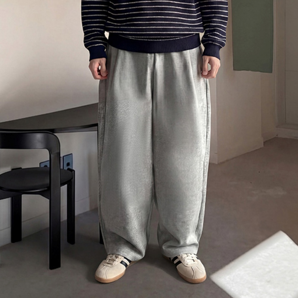 벌룬팬츠 남자커브드팬츠 통큰바지 통넓은바지 이미지 6