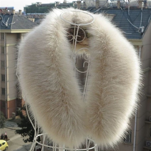 프리미엄 탈부착 퍼 코트 여성 겨울 극복 패딩 반코트 자켓 80cm 부드러운 곡선 80cm - 상세 이미지 2